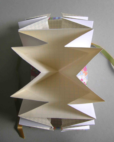 diy pochette papier origami sac ouverte