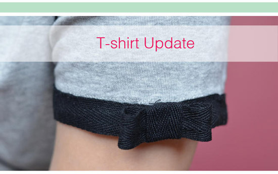 diy tee shirt update customisation
