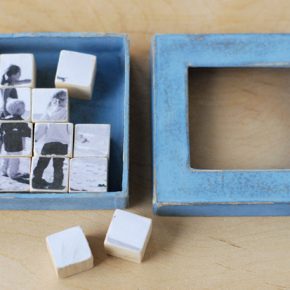 diy photo cubes puzzle