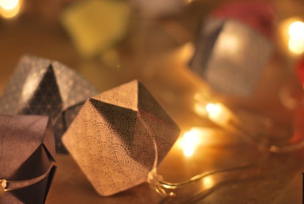 DIY Guirlande origami