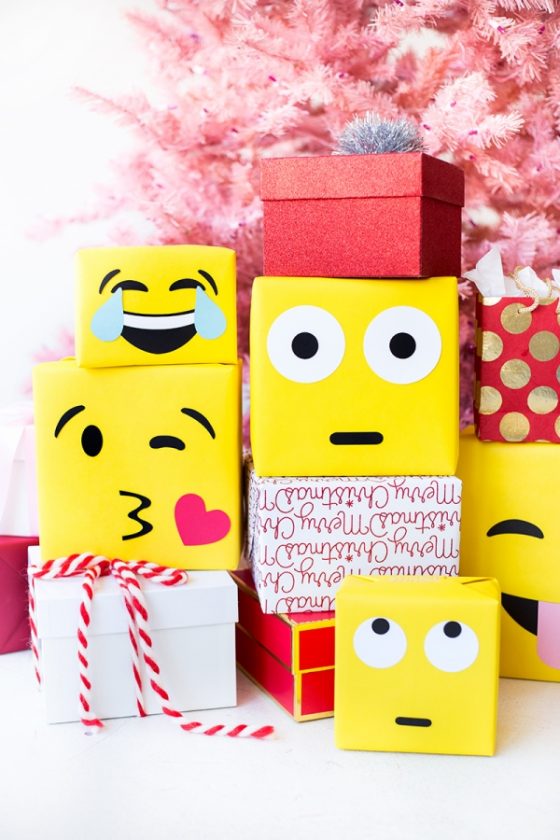 DIY Paquets cadeaux Emoji