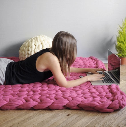 DIY Maxi laine Maxi couverture Maxi tapis en laine géante