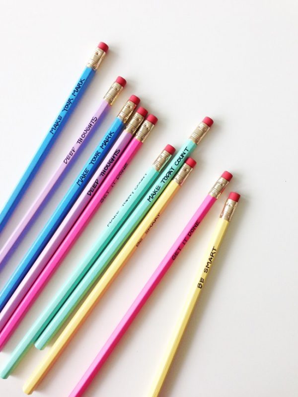 crayons customisés