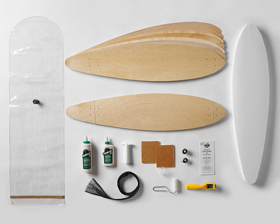kit DIY fabrication de planche de longboard