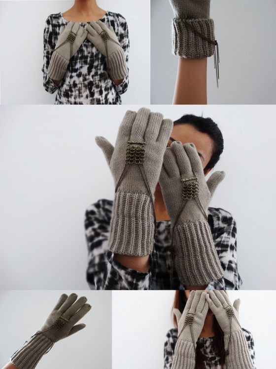 DIY Customiser ses gants avec des bijoux